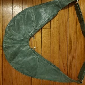 Leather SASH BAG!